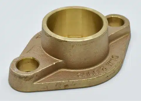 Brass Solder Flange Set (2 oval solder)