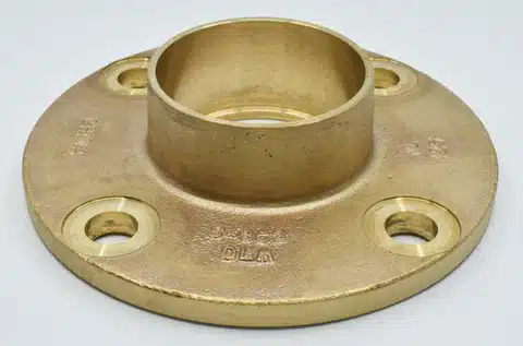 Brass Solder Flange Set (3 round solder)