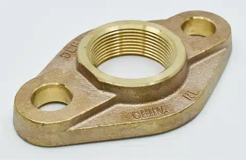 Brass Threaded Flange Set (1.5 oval threaded)