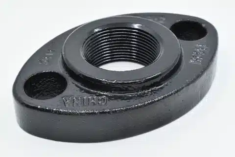 Cast Iron Threaded Flange Set (1.5 oval threaded)